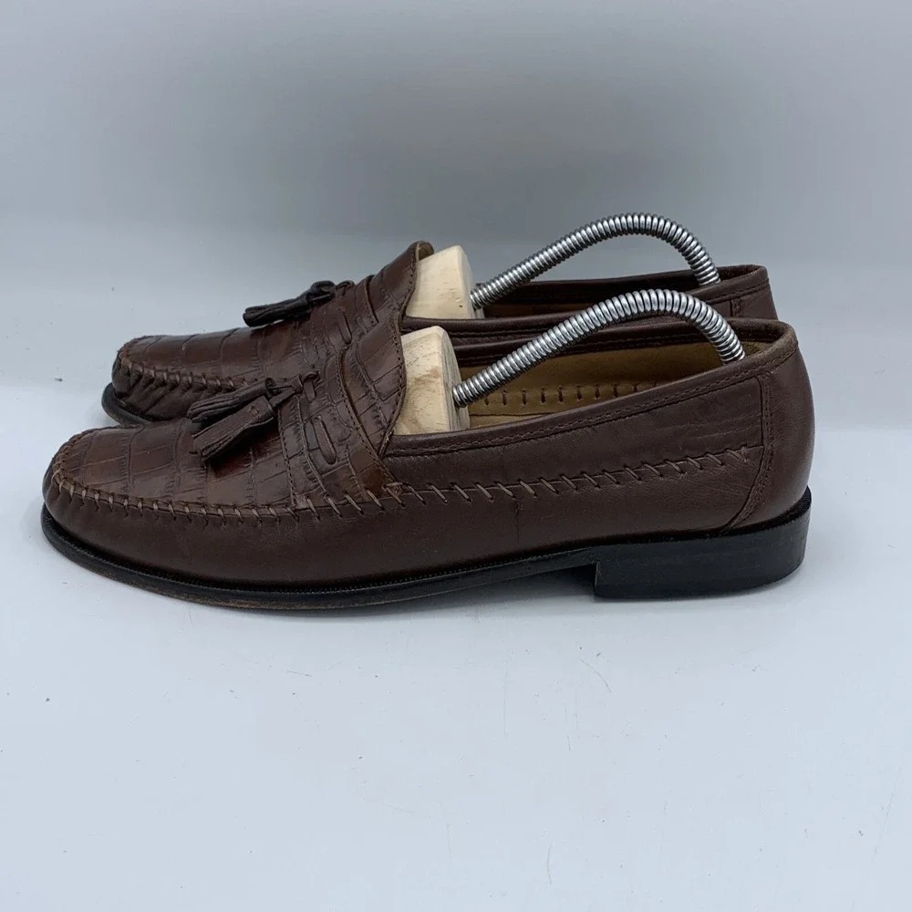 Florsheim Pisa Cognac Tassle Loafers Men's‎ 9.5 D 18469